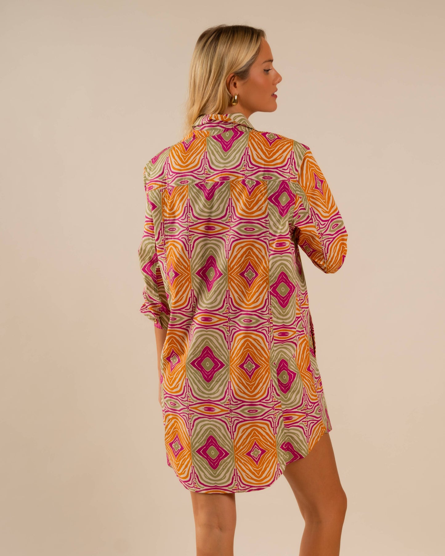 Preslie Poplin Shirt Dress Mesmerized