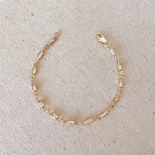 Stargazer 18k Gold Filled Opal Bracelet