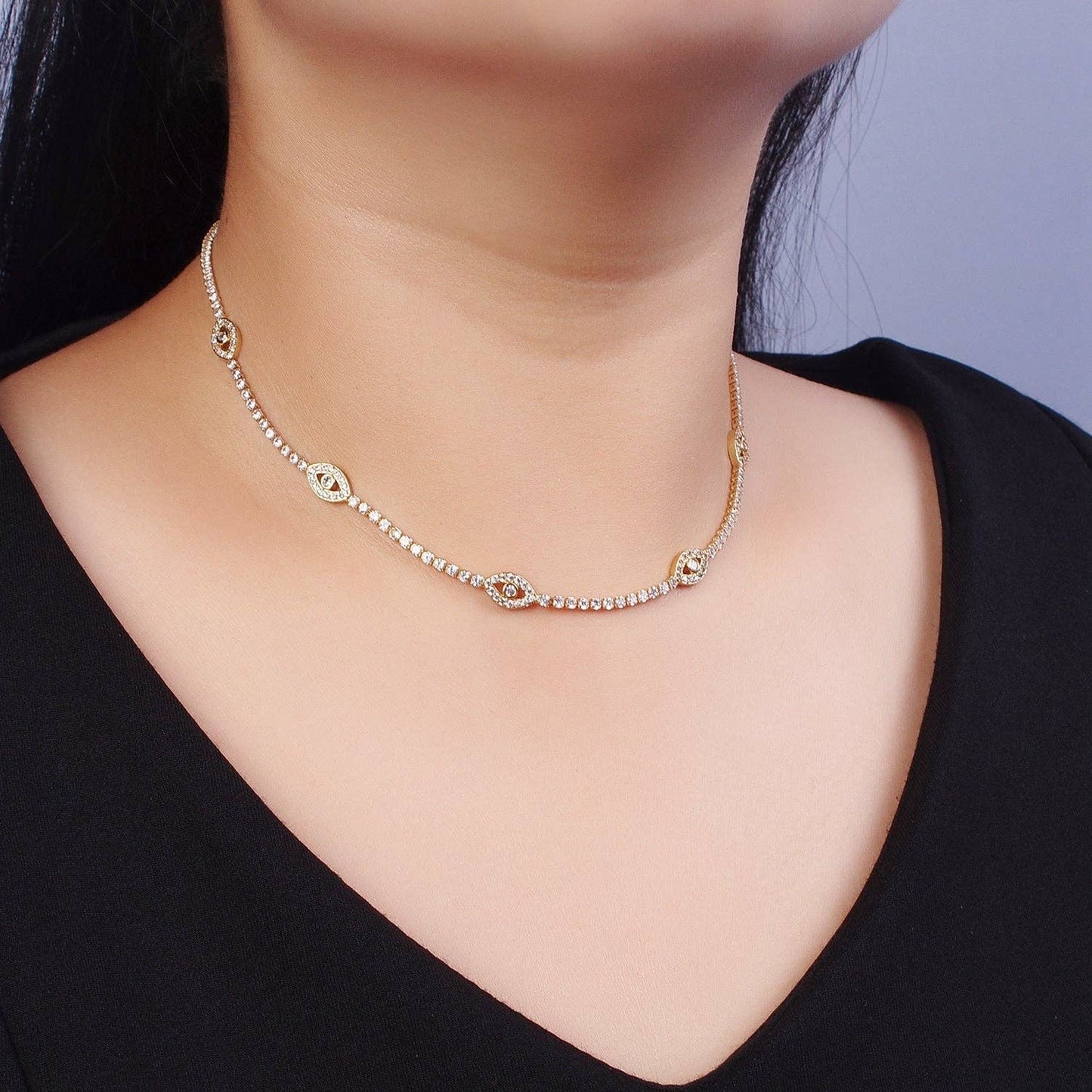 Sparkling Eyes Choker