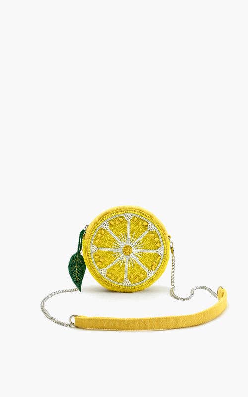 Make Lemonade Round Crossbody Bag