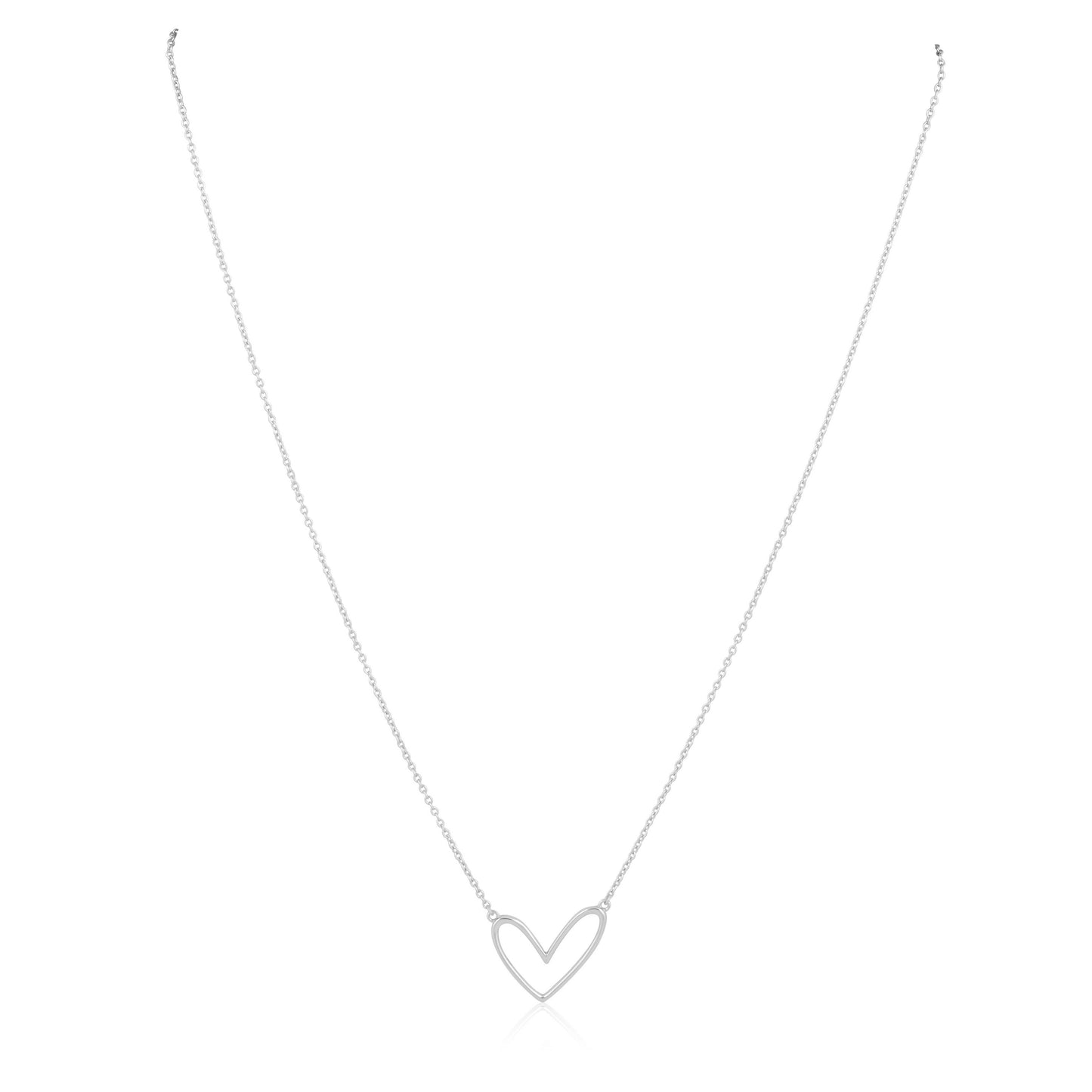 Carry Your Love Open Heart Necklace