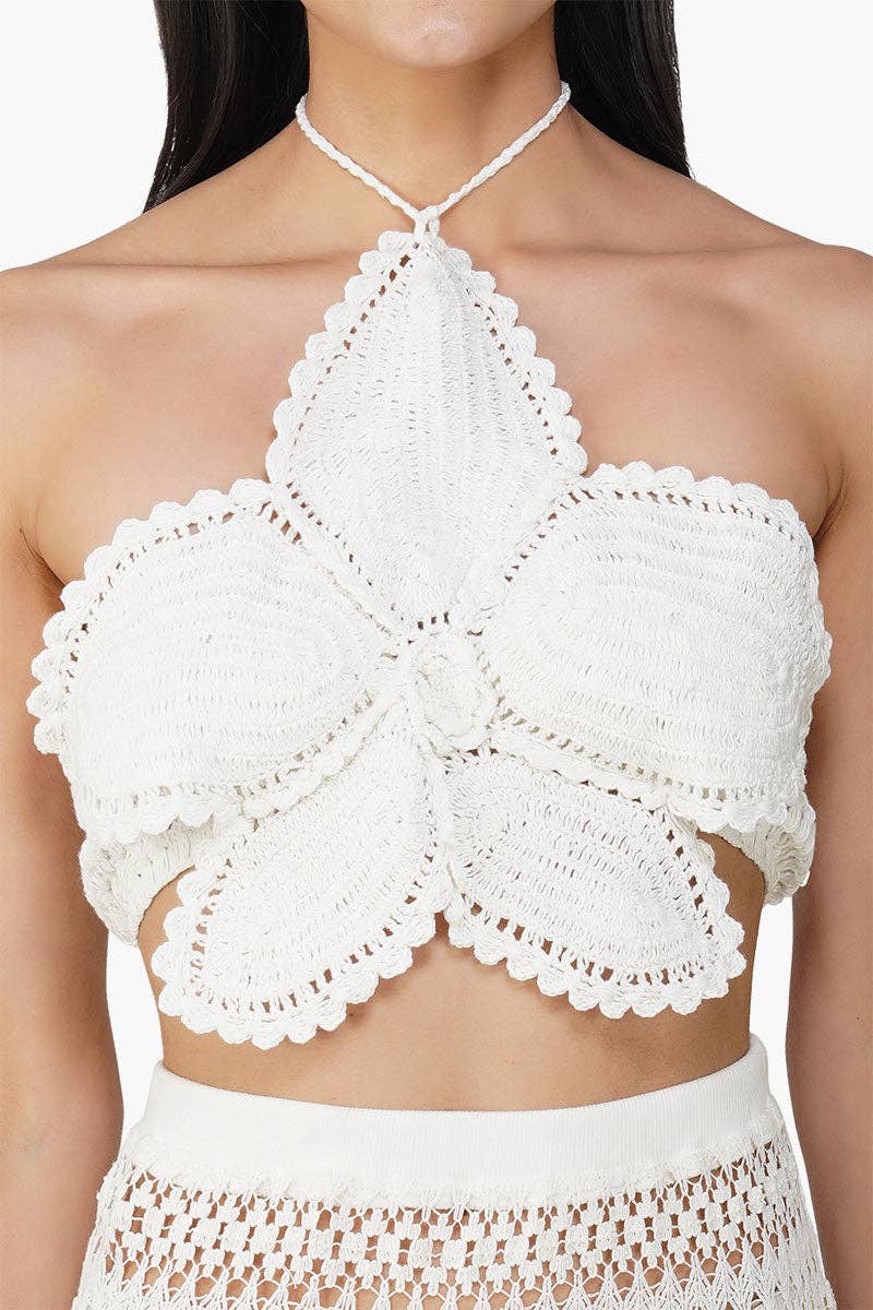 White Lily Crochet Top