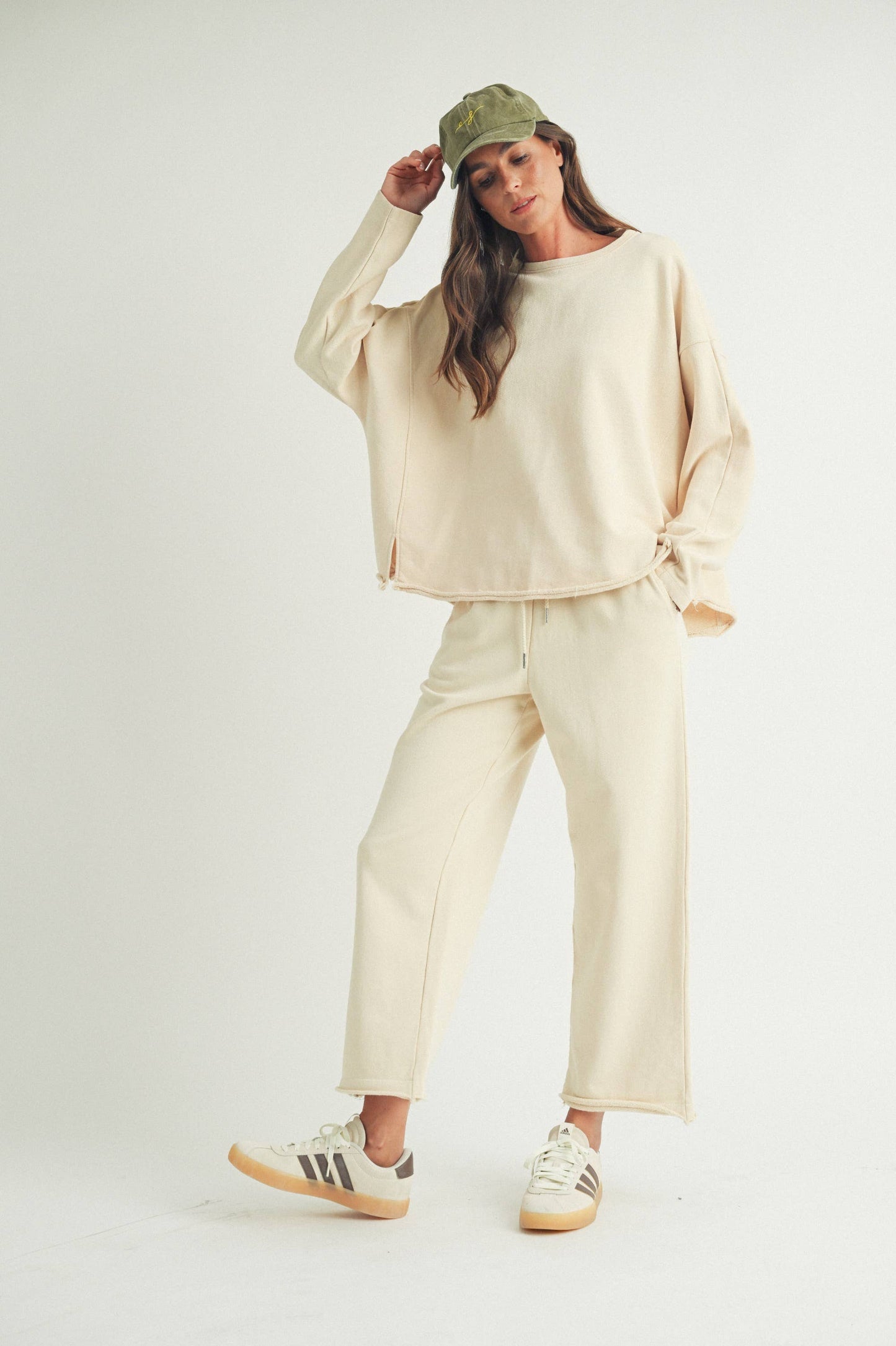 Lola Cloud Cream Wide Leg Pants