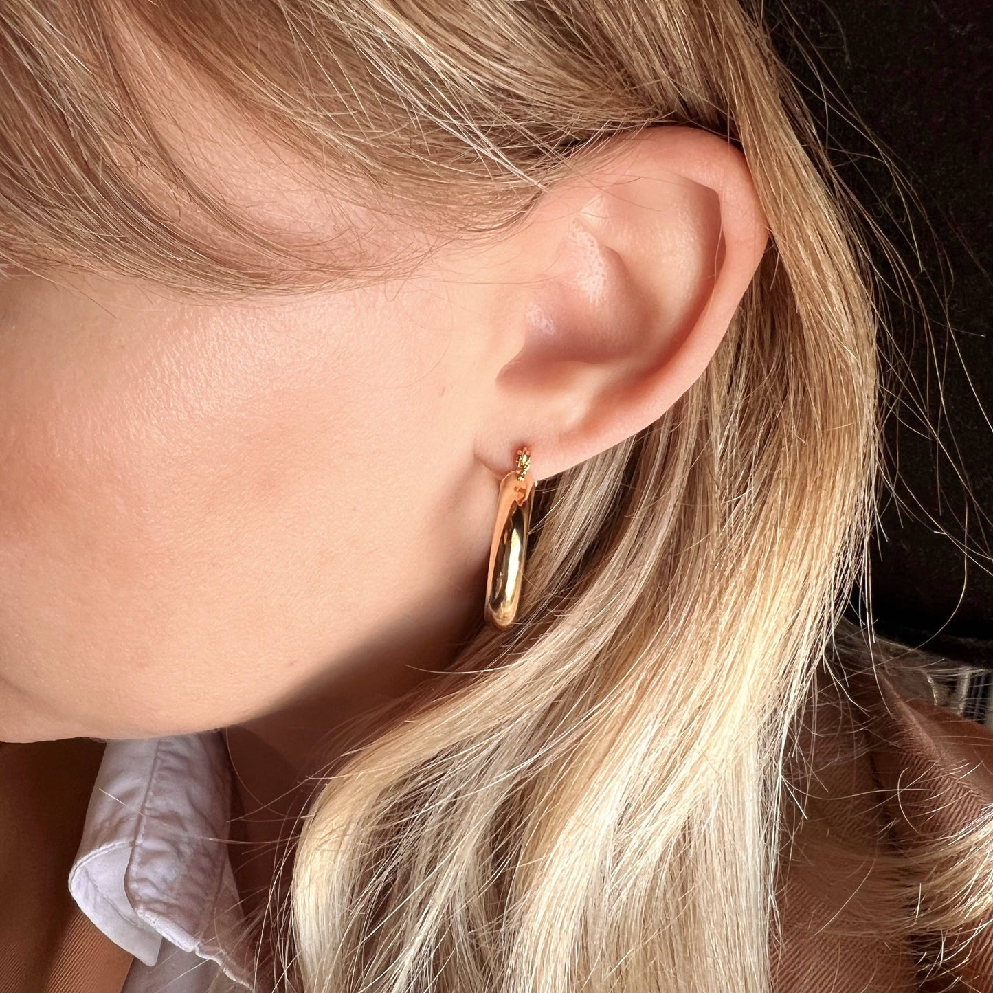 Essential 18k Gold Filled Hoop Earrings