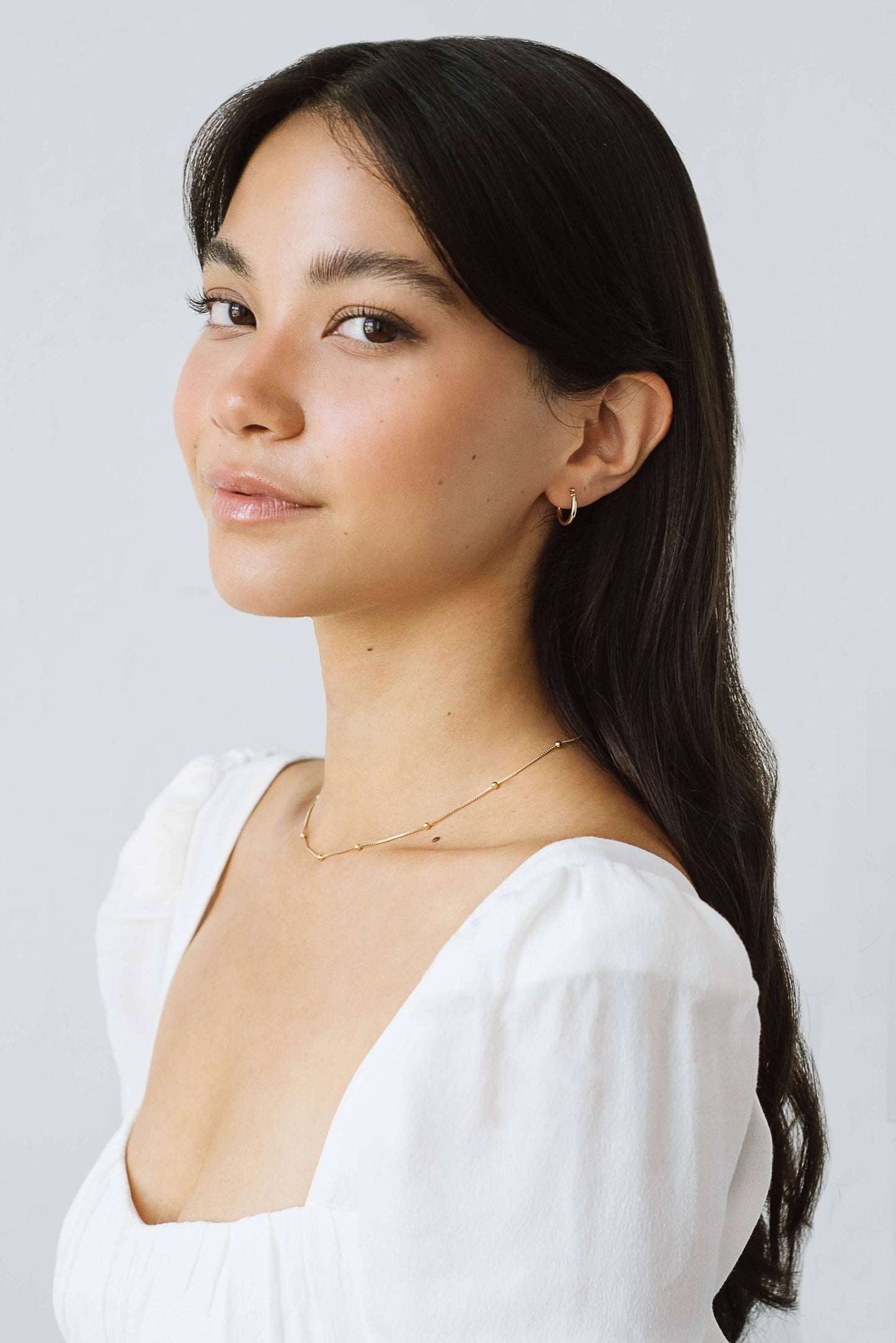 Nina Hoops 15mm - 14K Gold