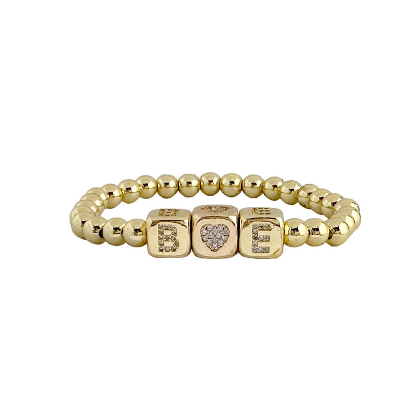 Civic Duty VOTE Large Block Letter Bracelet