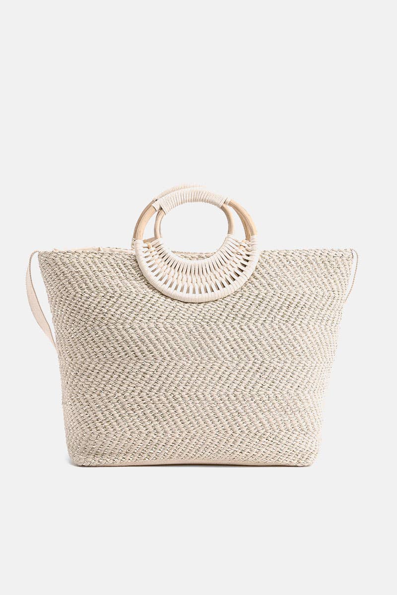 Birch Lurex Durrie Tote