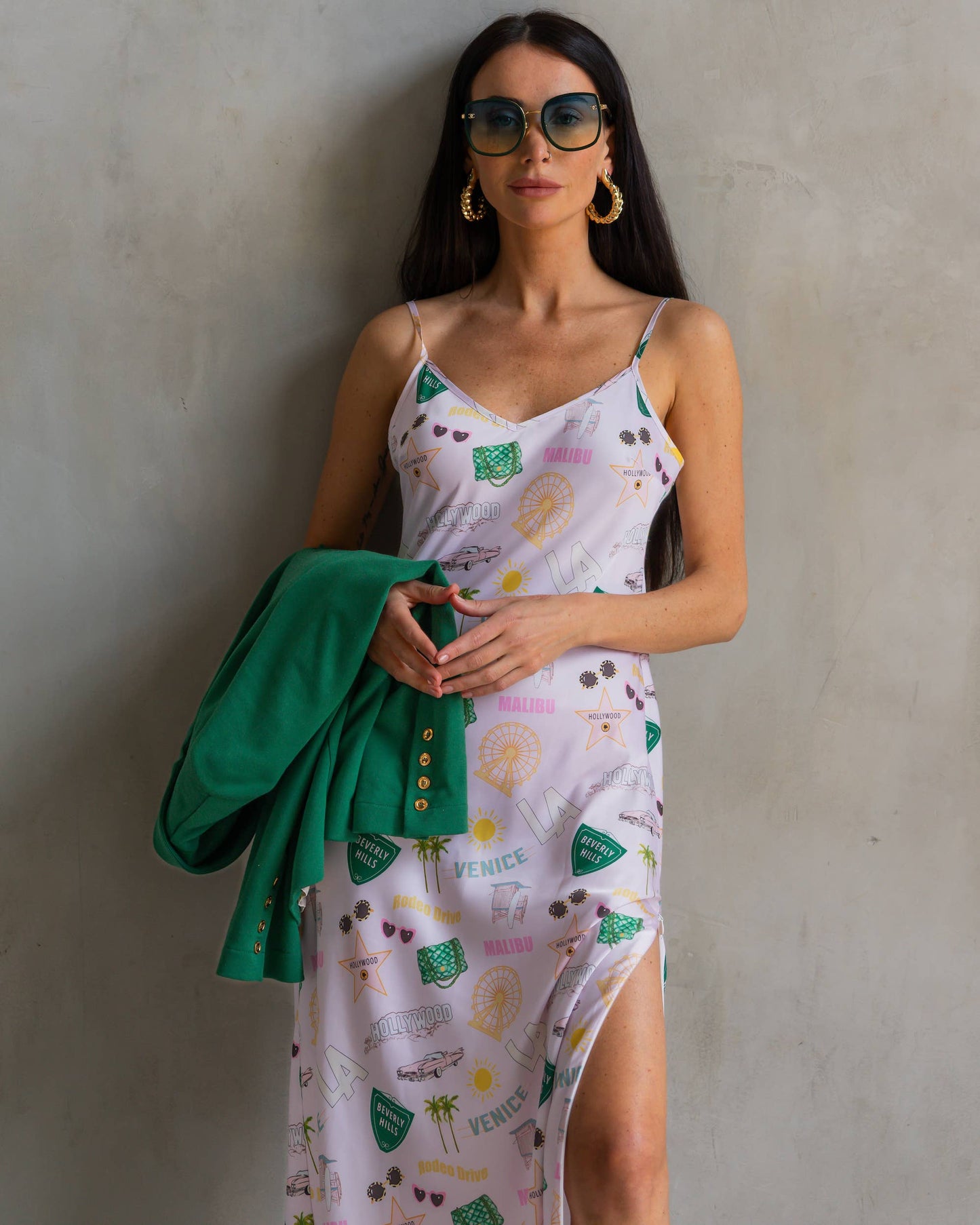 All Over LA Lennon Zipslip™️ Dress