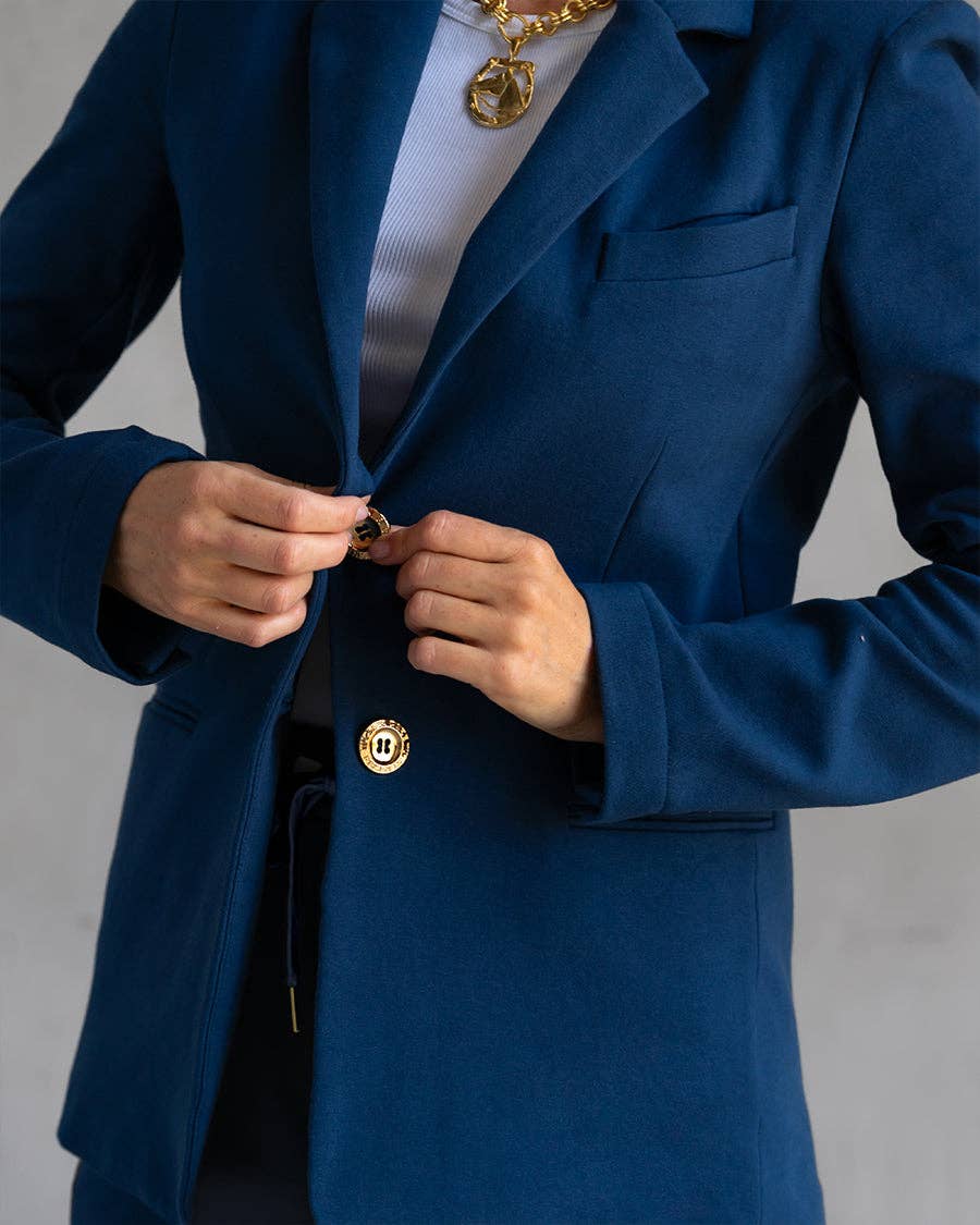 Morrison Interlock Blazer Sailor Blue