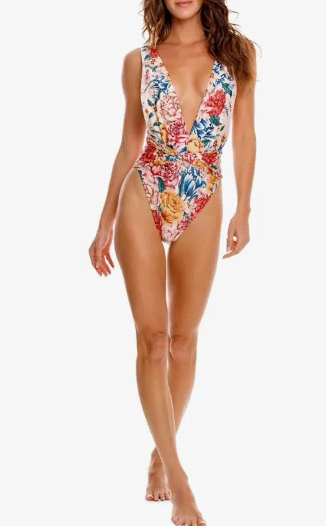 Ellis Belted One Piece Swim Suit - Agua Bendita