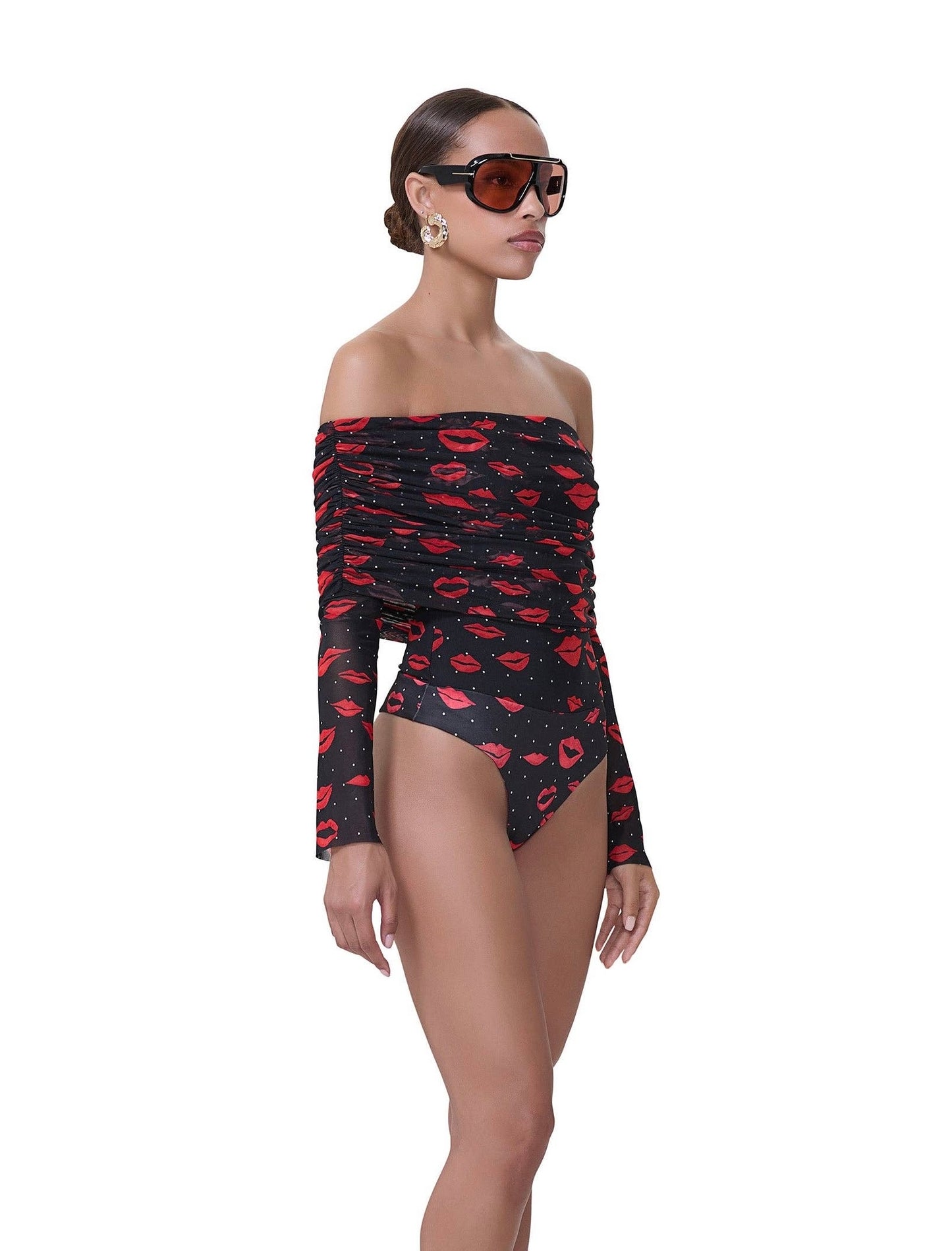 Maxine Bodysuit - Rouge Kiss - AFRM