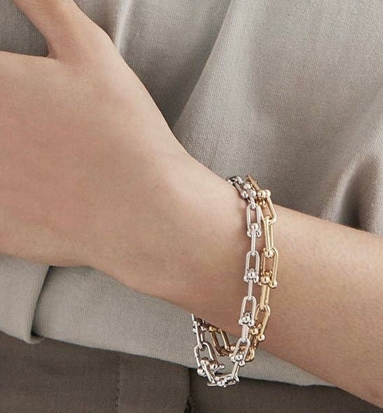 Beth U-Link Bracelet - Silver