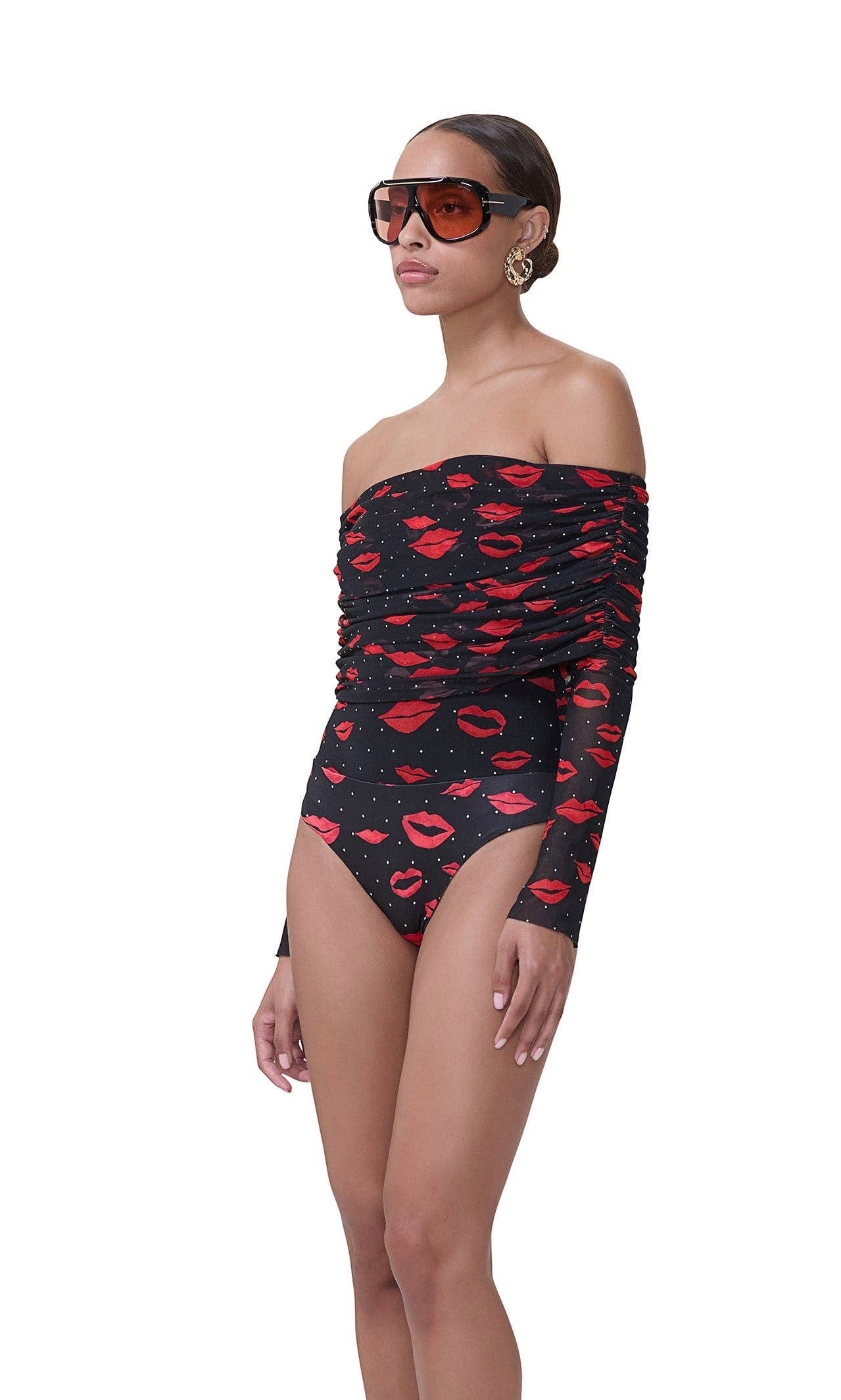 Maxine Bodysuit - Rouge Kiss - AFRM