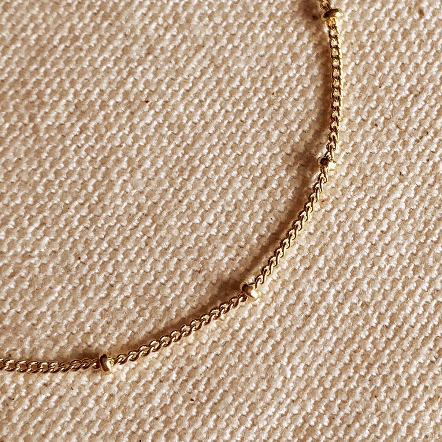 Holiday 18k Gold Filled Satellite Bracelet