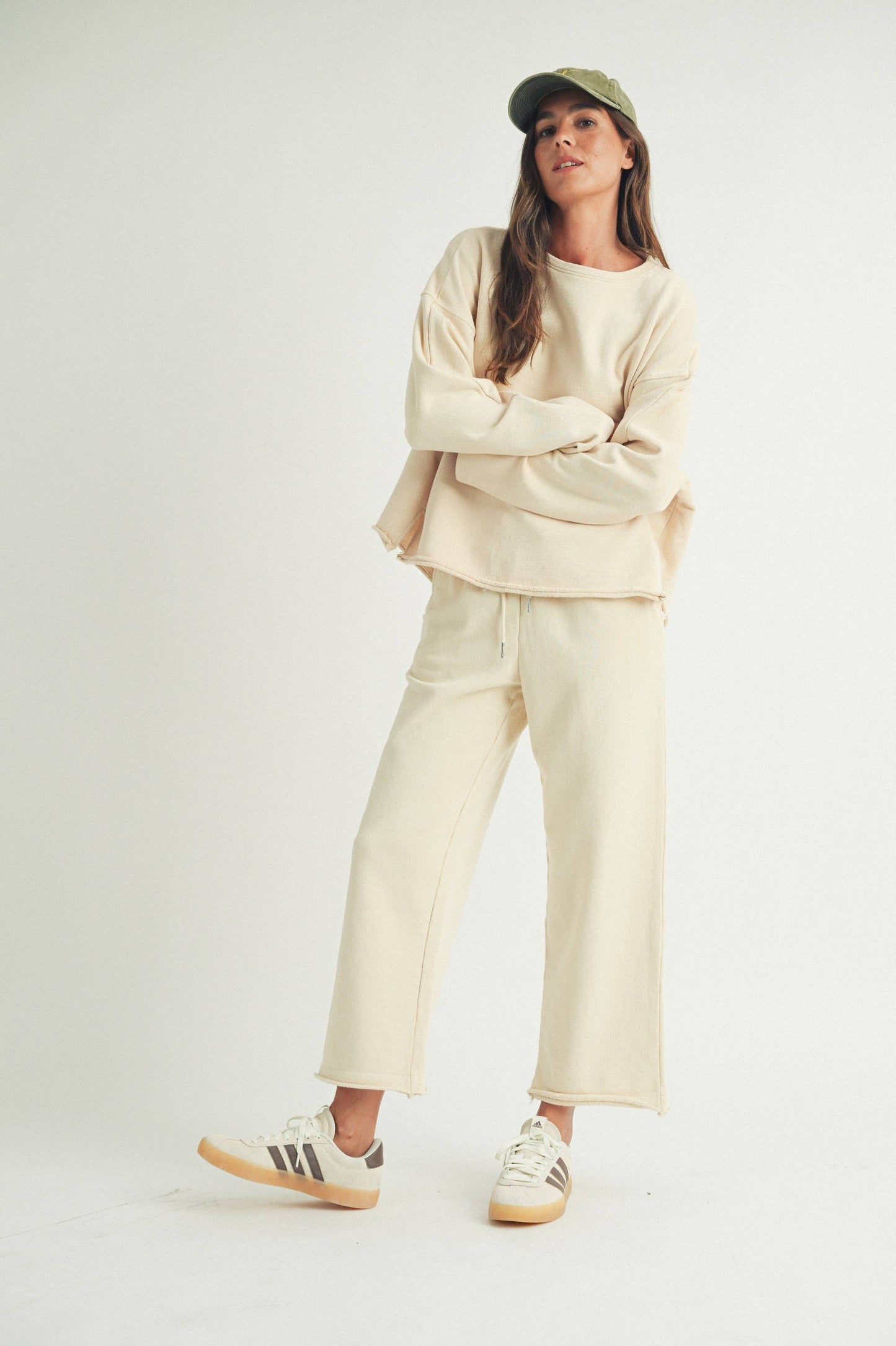 Lola Cloud Cream Wide Leg Pants