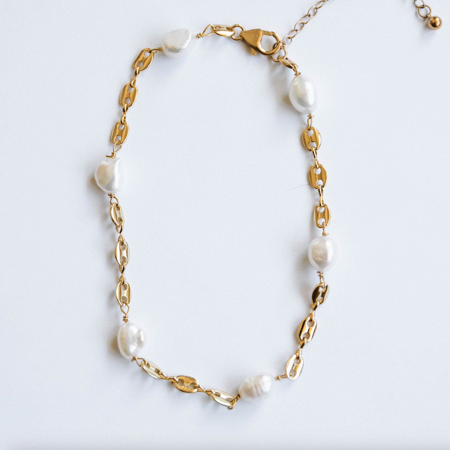 The Pearly Gold Anklet