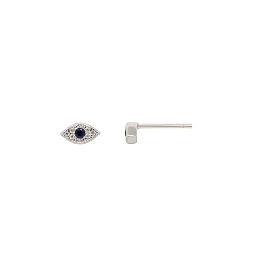 Luciana earrings - mini evil eye stud earrings