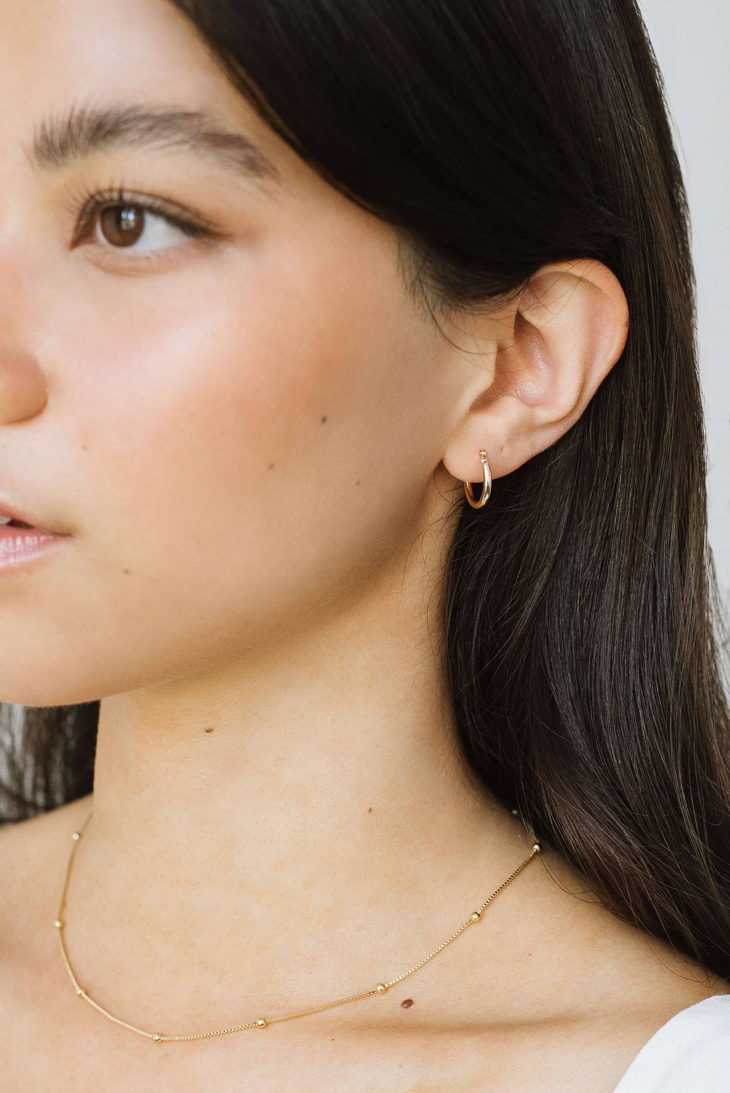 Nina Hoops 15mm - 14K Gold