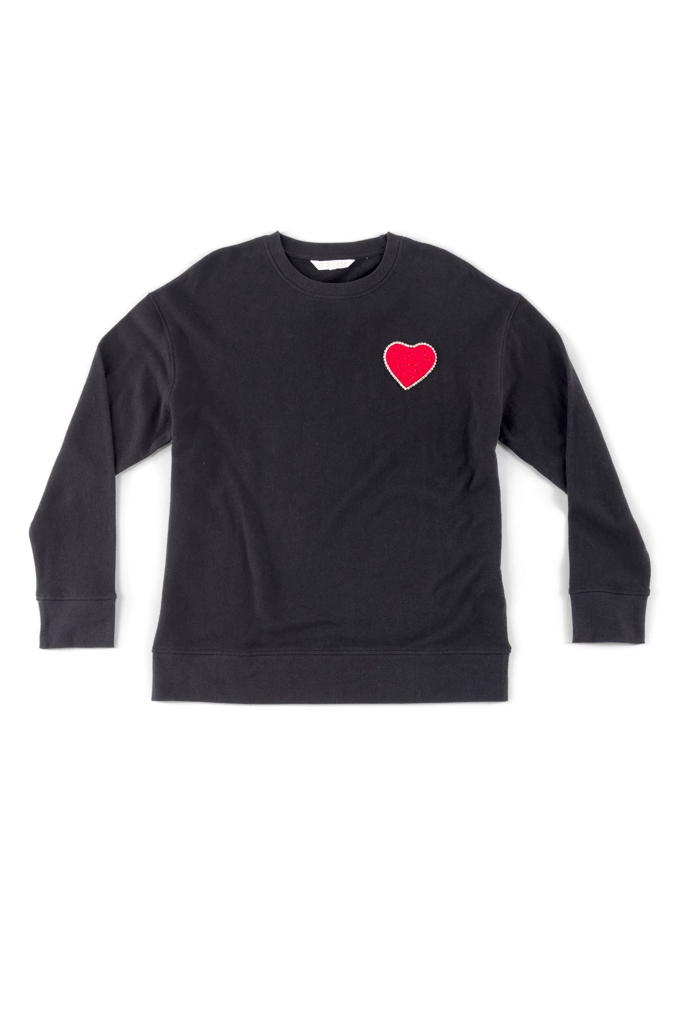 Be Mine Rhinestone Heart Sweatshirt